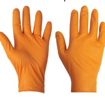 Diamond Grip Orange gloves